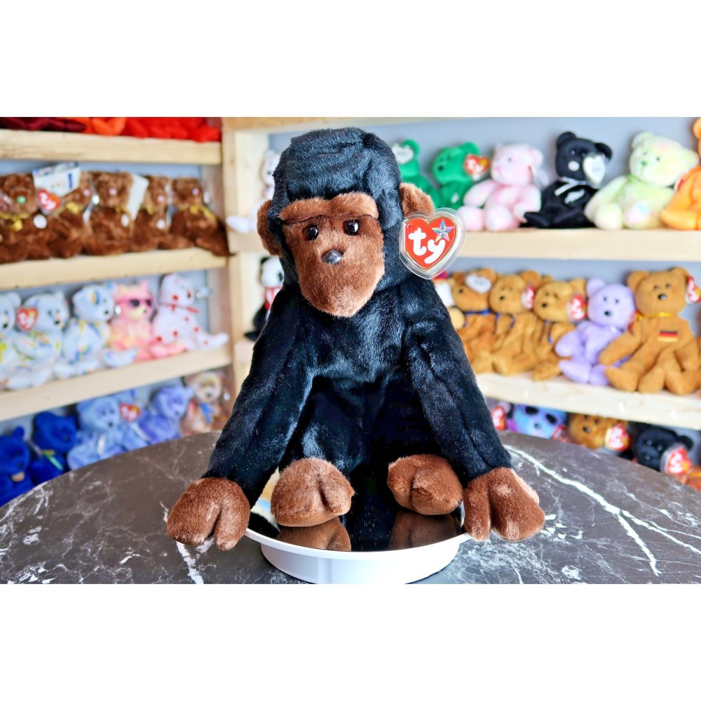 TY Beanie Buddy - Congo the Gorilla | Tush Tag Issues | Vintage | Rare
